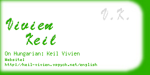 vivien keil business card